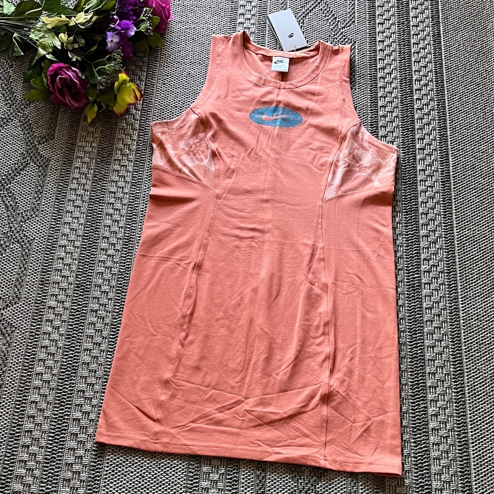 Nike Short Sleeve Athletic Coral Dress Size XL